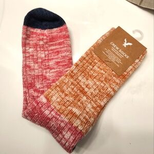 🥰 Vintage NWT American Eagle Outfitters 2016 Multicolor Crew Socks, One Size,